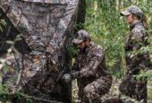 Rhino 500 5-Sided See Through Portable 3 Person Hunting Blind/Tent, RealTree Edge Camo, 90 x 90-in