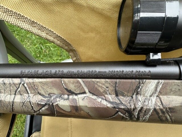 Savage Axis .270 Win – Camo Stock + Scope – Ready for the Field