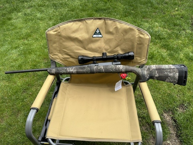 Savage Axis – .223 Rem, Brand New, Never Fired – Camo Stock + Scope + 300 Rounds + Case