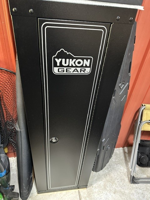 Gun Cabinet Set – Upper Storage + Full‑Size Lower Cabinet – Excellent Condition